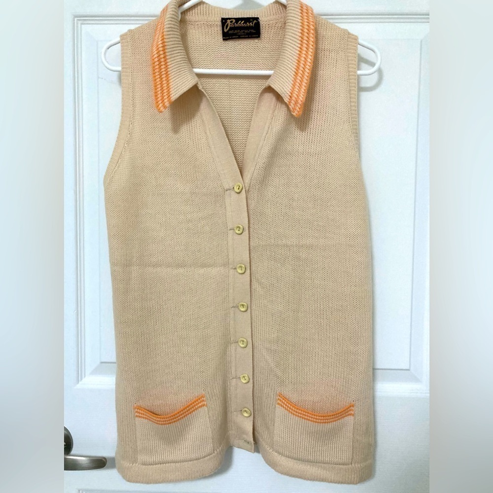Vintage PARKHURST SWEATER VEST - Size Medium
